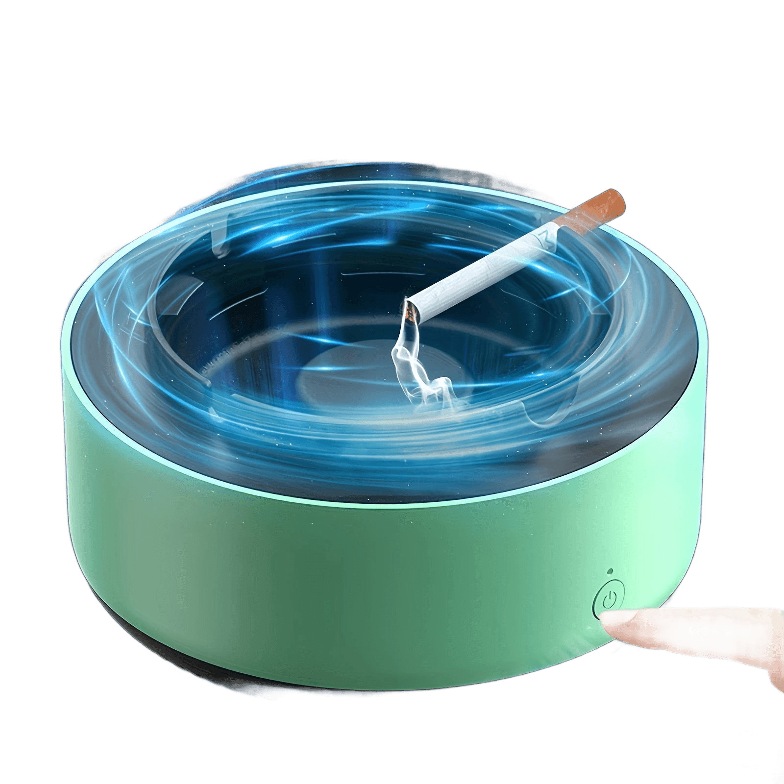 1pc, Smart Ashtray Air Purifier, Instantly Eliminates Secondhand Smoke - TKINGS