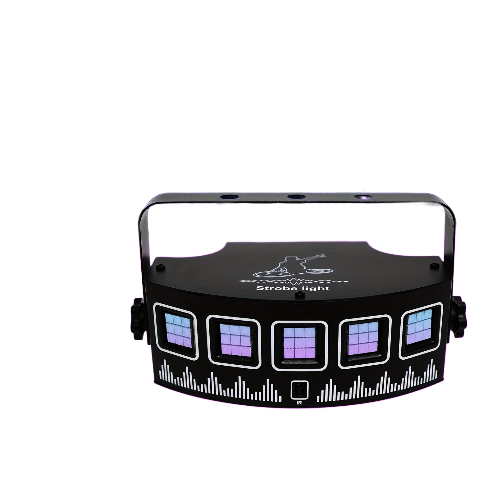 Image from 1pc USB LED Strobe Light with Remote Control – 5-Eye Blacklight Disco Party Lights for Karaoke, Home Decor, and Events, Voice Activated Ambient Lighting for Parties, Father’s Day, Mother’s Day, Black Friday, Cyber Monda - Copy