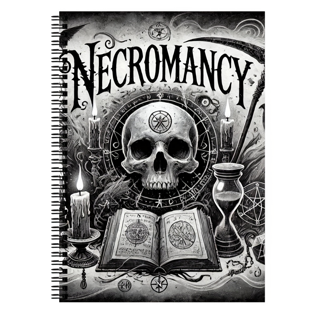 Image from The Book of Necromancy Explores The Mysteries of Shadows And Soul Energy, Featuring Ritual Guides, Spell Records, And Meditation Practices, Providing Comprehensive Guidance for Spiritual Practices, a Perfect Gift for Hallowee - Copy