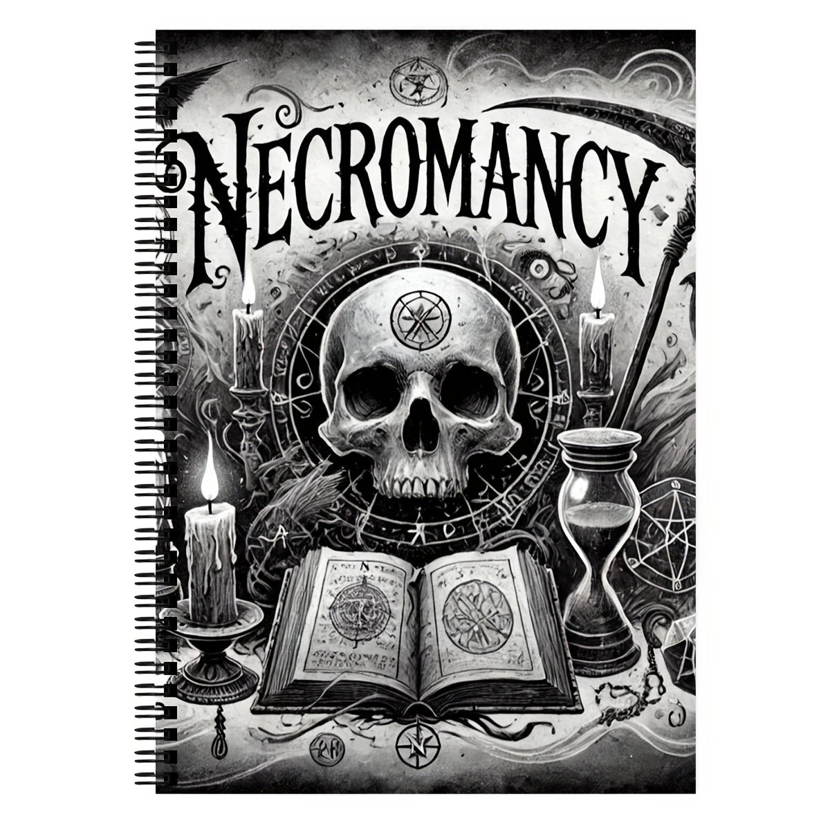 Image from The Book of Necromancy Explores The Mysteries of Shadows And Soul Energy, Featuring Ritual Guides, Spell Records, And Meditation Practices, Providing Comprehensive Guidance for Spiritual Practices, a Perfect Gift for Hallowee - Copy