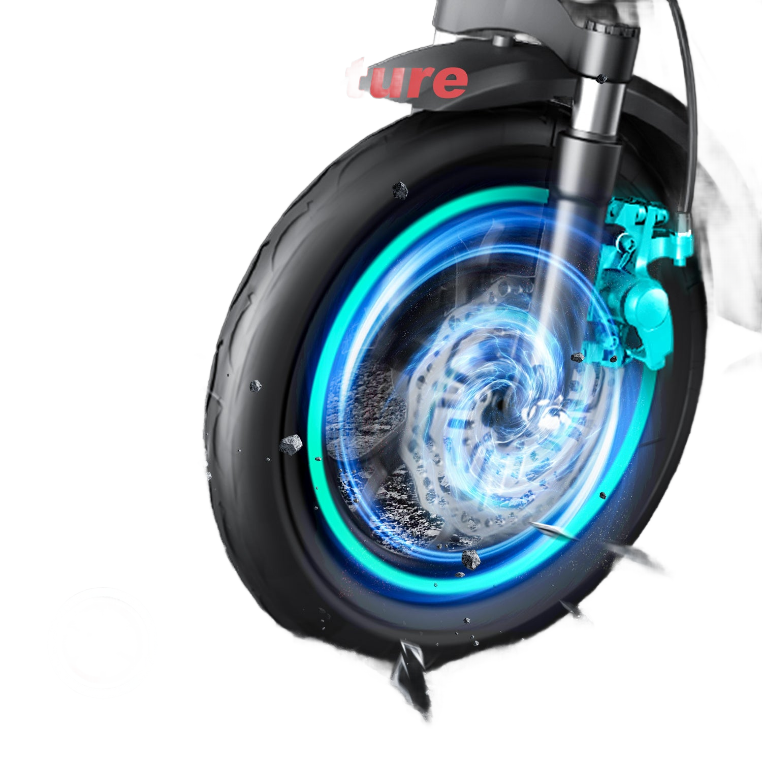 Image from 1pc, Electric Scooter for Adults, 448 W Powerful Motor, Adjustable, Lightweight, 2 Wheel Commuter Scooter with Large and Smooth Wheels - Folding Commuter Electric Scooter - Copy