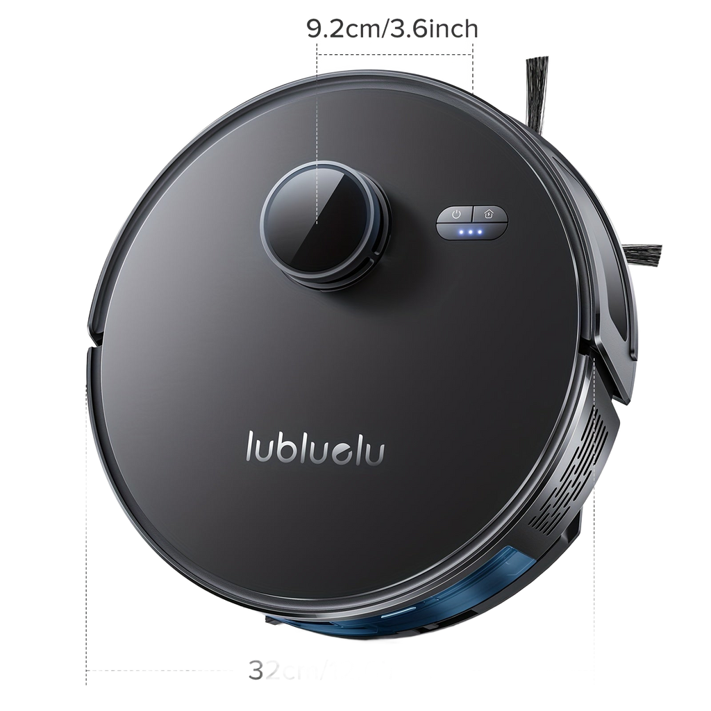 Image from Robot Vacuum And Mop Combo 6500Pa, Lubluelu L15 Robot Vacuum, Auto-Charging, 5 Maps, 30 No-go Zones, WiFi/App/Alexa, 3in 1 Robot Vacuum Cleaner for Pet Hair Carpet Hard Floor - Copy