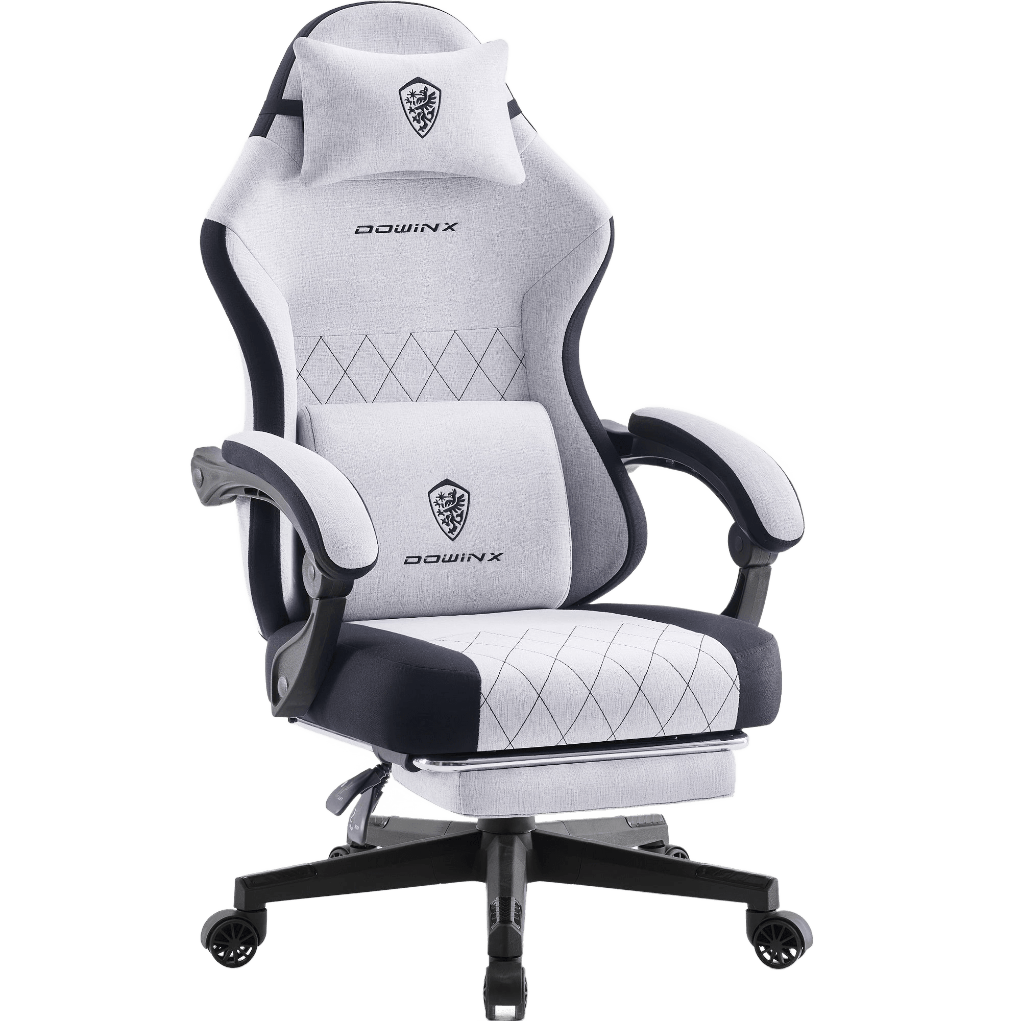 Dowinx gaming chair with spring cushion, adult lumbar support office chair - TKINGS