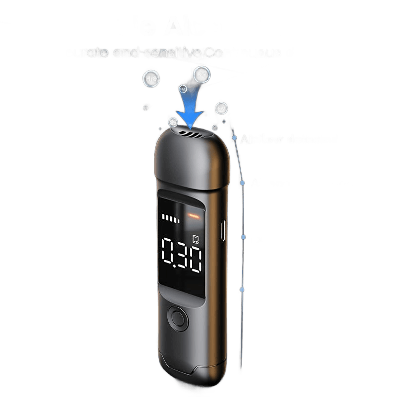 Digital Breathalyzer, Portable Alcohol Tester With LCD Display - TKINGS