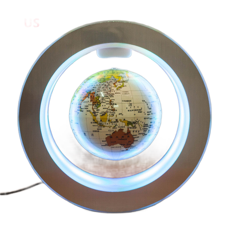 Image from Round LED World Map Floating Globe Magnetic Levitation Light Anti Gravity Magic - Copy