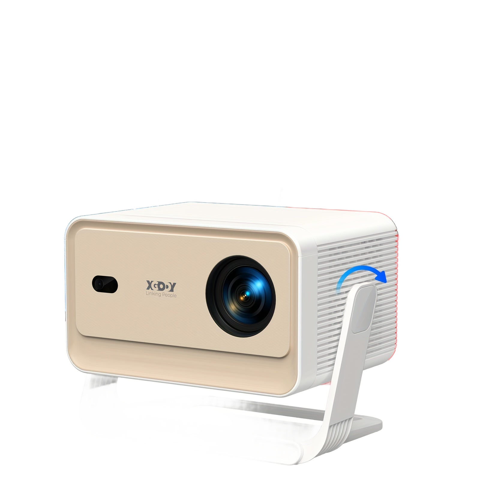 Image from [NETFLIX Official] XGODY Projector Gimbal N6Pro Projector Full HD Native 1080P HD 1920*1080 WhaleOS 700ANSI With Auto Keystone Correction WiFi6 Voice Assistant Mini Projector Built-in Speaker Voice Control - Copy