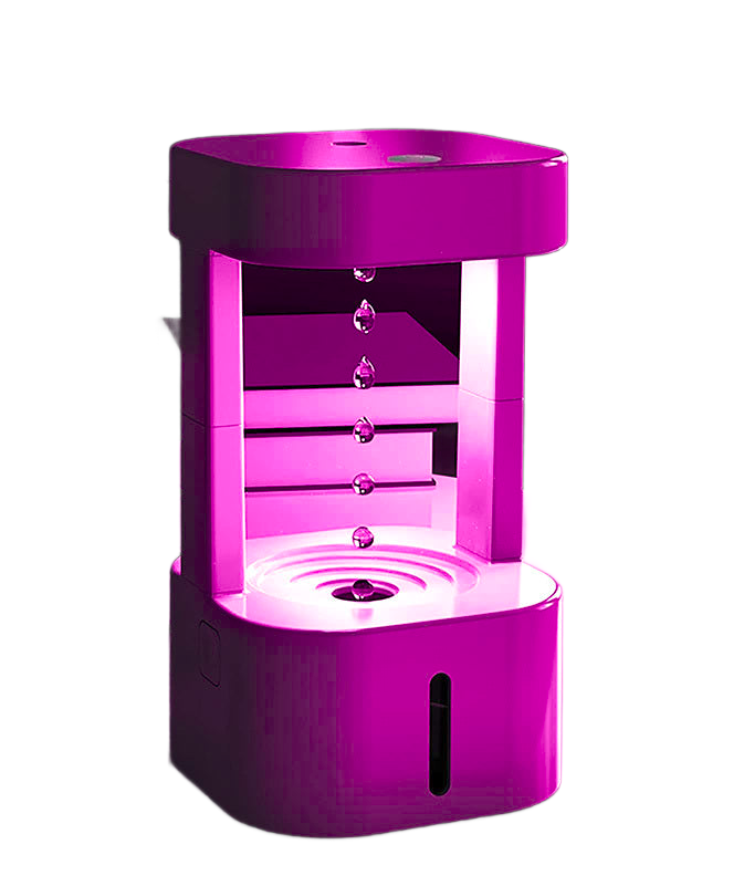 Image from Creative Anti-gravity Water Drop Humidifier Air Conditioning Mist Spray Household Quiet Bedroom Office With 580ML Water Tank - Copy