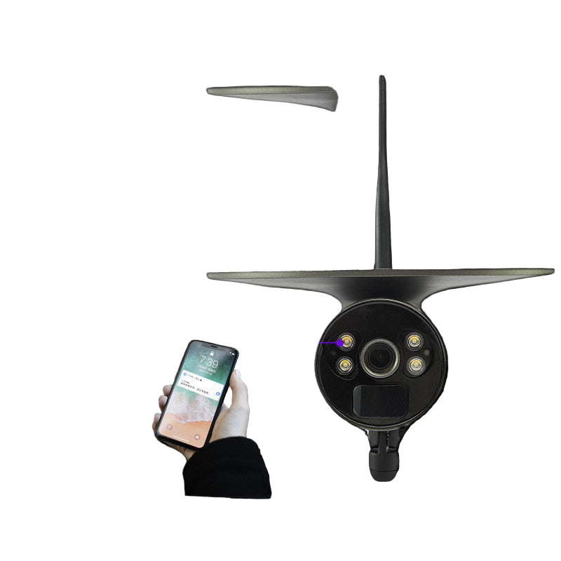 Image from New Solar Wireless WIFI Camera 4G Outdoor High-definition Full Color Mobile Phone Remote Monitoring Camera - Copy