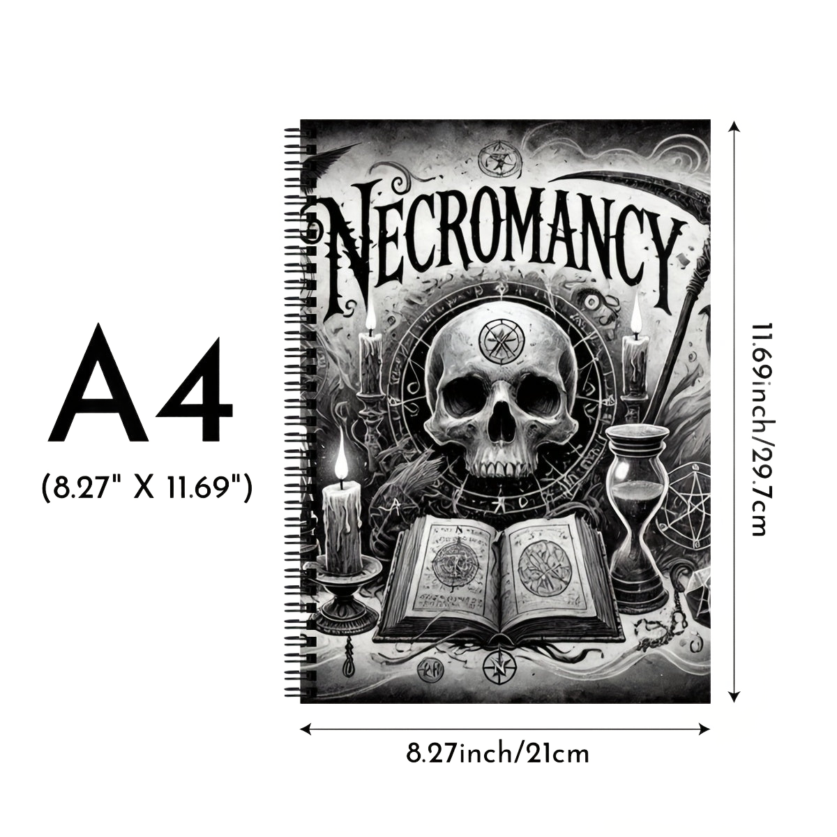Image from The Book of Necromancy Explores The Mysteries of Shadows And Soul Energy, Featuring Ritual Guides, Spell Records, And Meditation Practices, Providing Comprehensive Guidance for Spiritual Practices, a Perfect Gift for Hallowee - Copy
