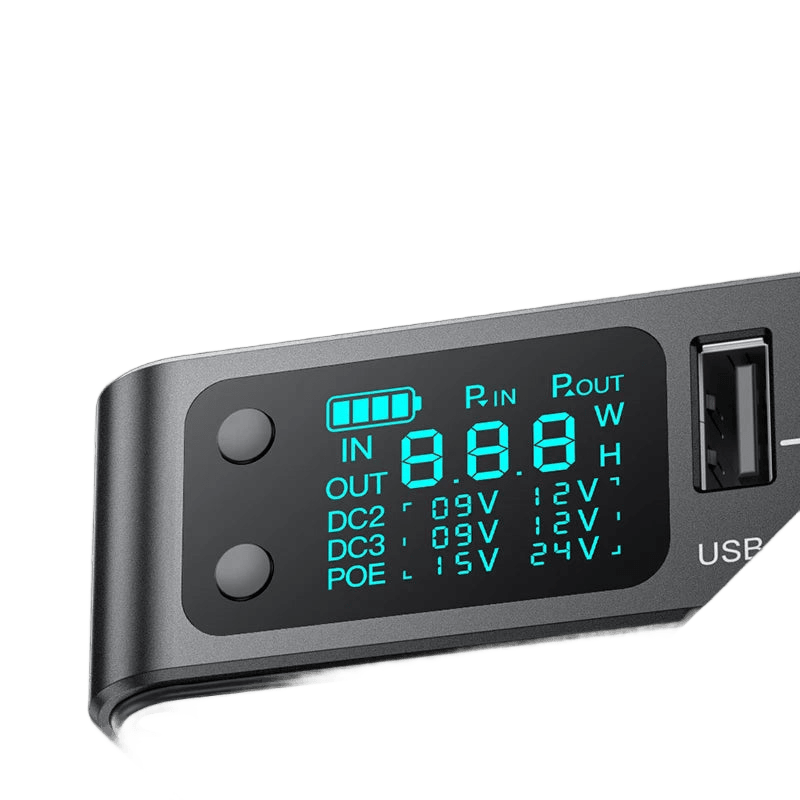 Skazeke D2P Mini DC UPS Power Supply 18000mAh 5v 9v 12v 2A 220V - TKINGS
