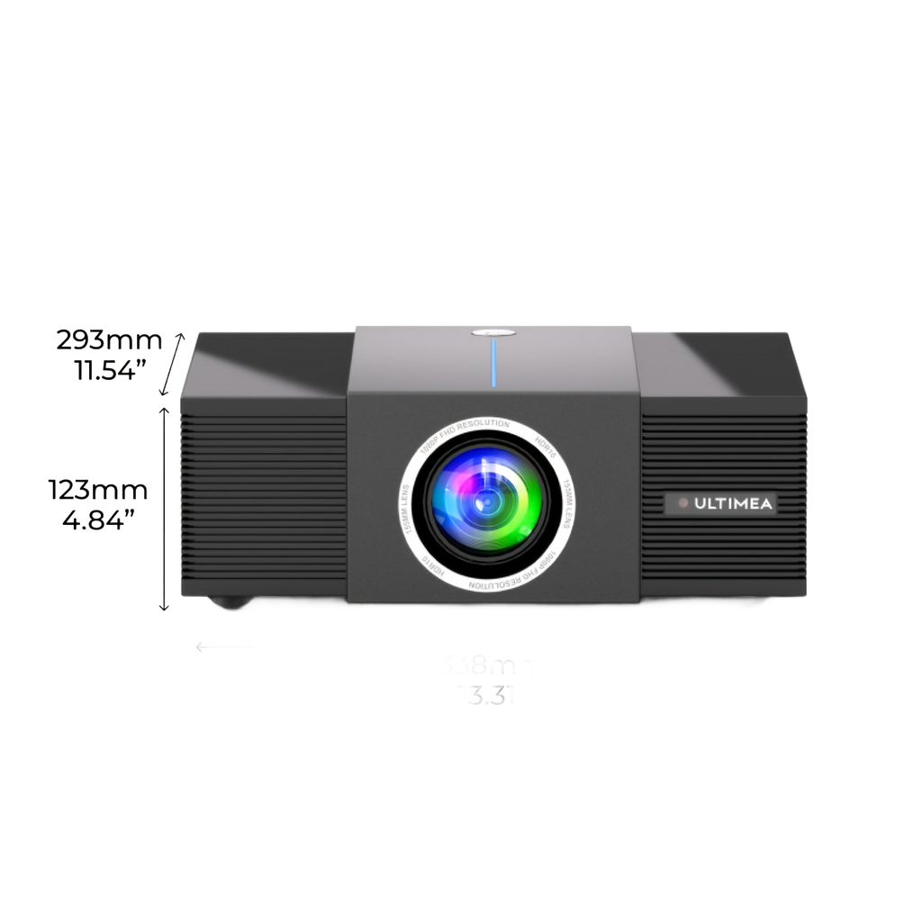 Image from ULTIMEA 4K Decoding Projector, Native 1080P, 700/900 ANSI, Auto Focus & Obstacle Avoidance, 6D Keystone, HDR10, WiFi Wireless, Home Cinema Smart Projector - Copy