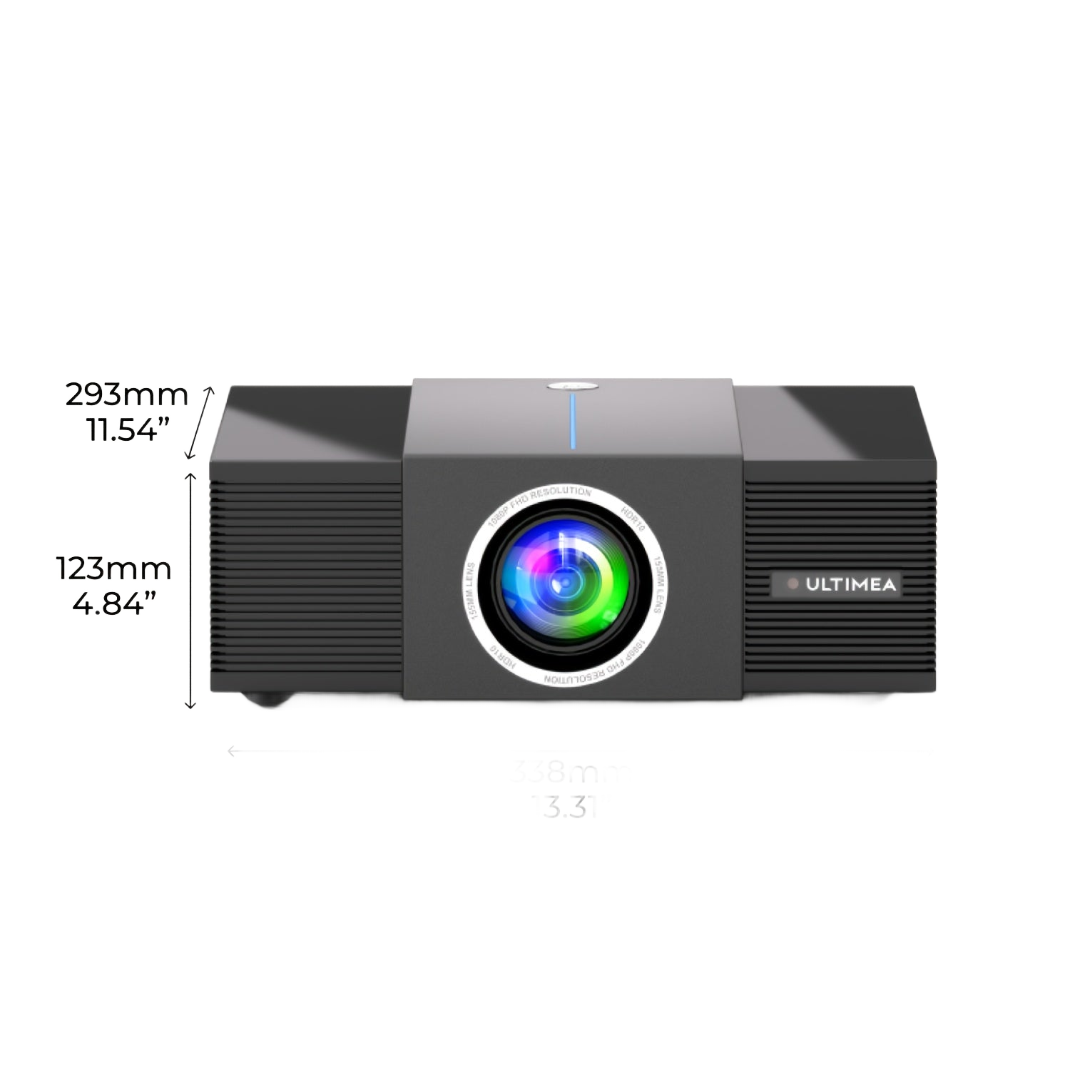 Image from ULTIMEA 4K Decoding Projector, Native 1080P, 700/900 ANSI, Auto Focus & Obstacle Avoidance, 6D Keystone, HDR10, WiFi Wireless, Home Cinema Smart Projector - Copy
