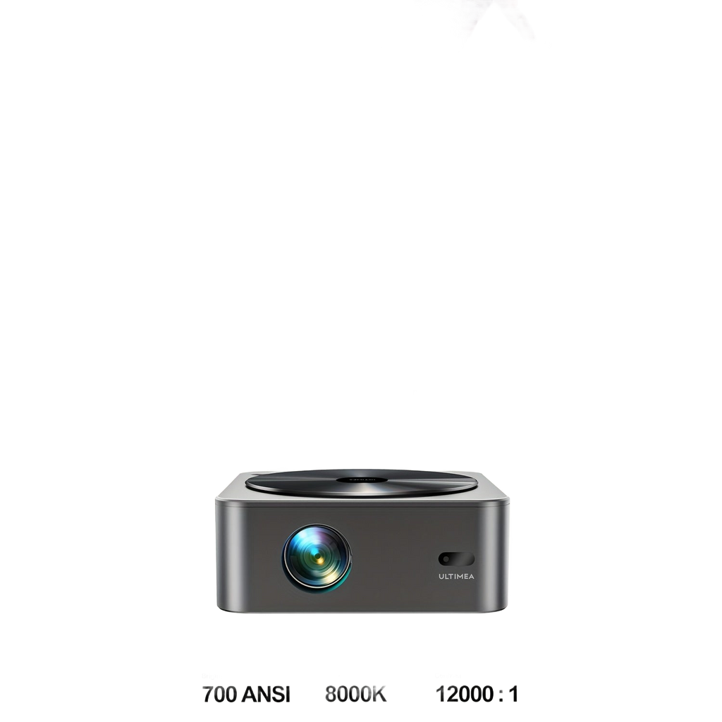 Image from ULTIMEA 4K Decoding Projector, Native 1080P, 700/900 ANSI, Auto Focus & Obstacle Avoidance, 6D Keystone, HDR10, WiFi Wireless, Home Cinema Smart Projector - Copy
