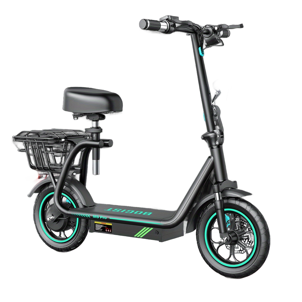 Image from 1pc, Electric Scooter for Adults, 448 W Powerful Motor, Adjustable, Lightweight, 2 Wheel Commuter Scooter with Large and Smooth Wheels - Folding Commuter Electric Scooter - Copy