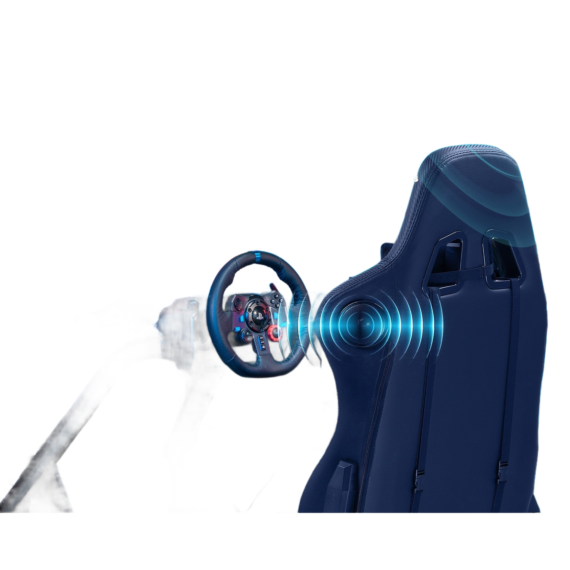 Image from Driving Simulator Cockpit, Racing Steering Wheel and Pedal Structure, Automotive Simulation Platform - Copy