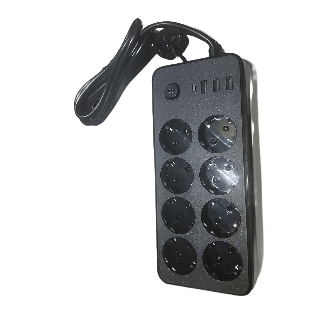 8-Outlet Power Strip with 3 USB Ports & Type-C Interface 180cm - TKINGS