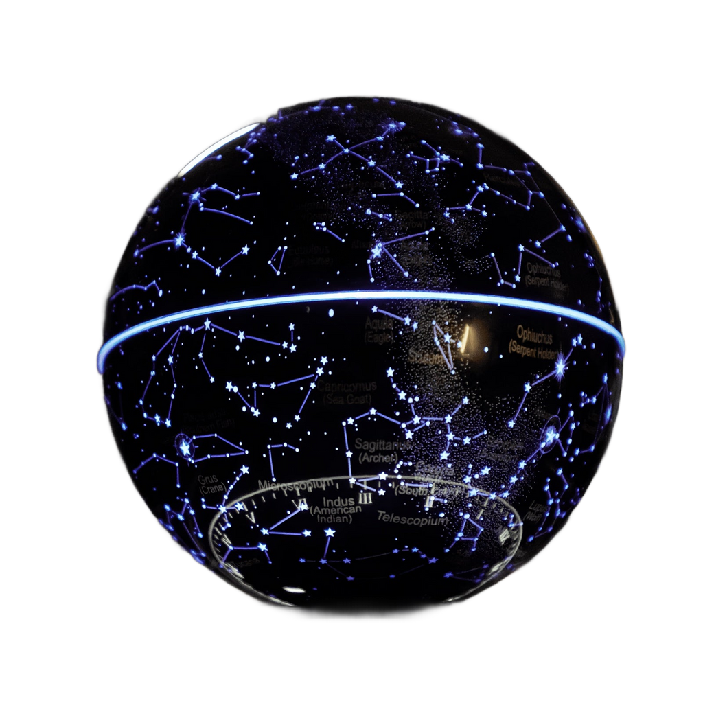 Image from 1 Pc Floating Light Globe Anti-Gravity Black Technology Magnetic Levitation Night Light Constellation Ball Unique Office Star Globe Table Lamp Creative LED Starlight Ball Gifts For Christmas - Copy