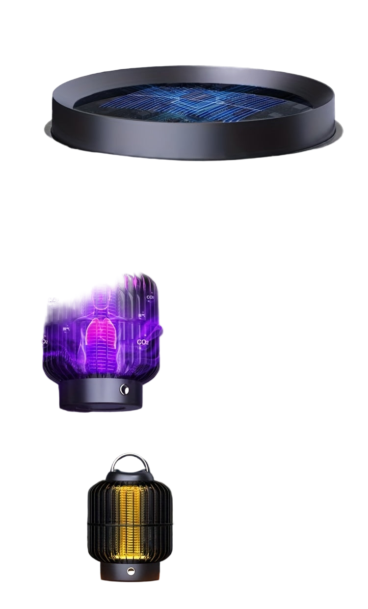 Image from USB Rechargeable Mosquito Lamp, Can Be Used as a Night Light, Suitable for Both Desktop and Wall Hanging, with Ultra-Large Coverage and Large Capacity Battery Design, Ideal for Outdoor Camping, Travel, Bedroom, Living Room, e - Copy