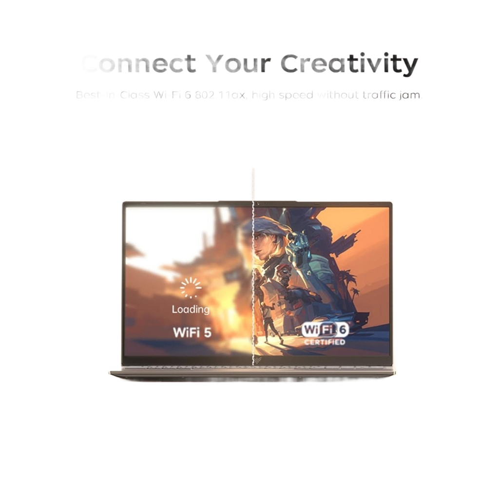 Image from Laptop Computer with AMD Ryzen 5 7430U Processor 6C/12T AMD Radeon Graphics16GB DDR4 512GB NVMe SSD 15.6"Full HD IPS Display Wi-Fi 6 Type-C Full Feature Webcam - Copy