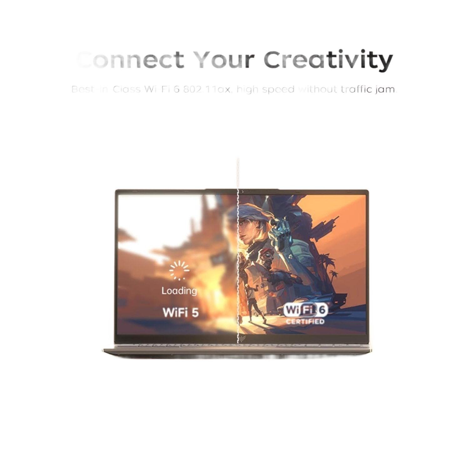 Image from Laptop Computer with AMD Ryzen 5 7430U Processor 6C/12T AMD Radeon Graphics16GB DDR4 512GB NVMe SSD 15.6"Full HD IPS Display Wi-Fi 6 Type-C Full Feature Webcam - Copy