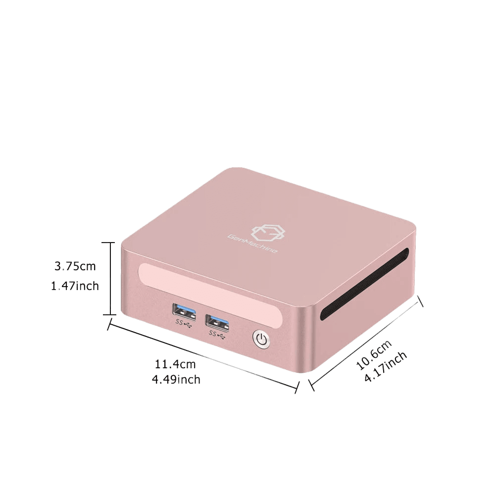 GenMachine New Mini PC AMD Ryzen3 5300U CPU R3 Ren5000 - TKINGS