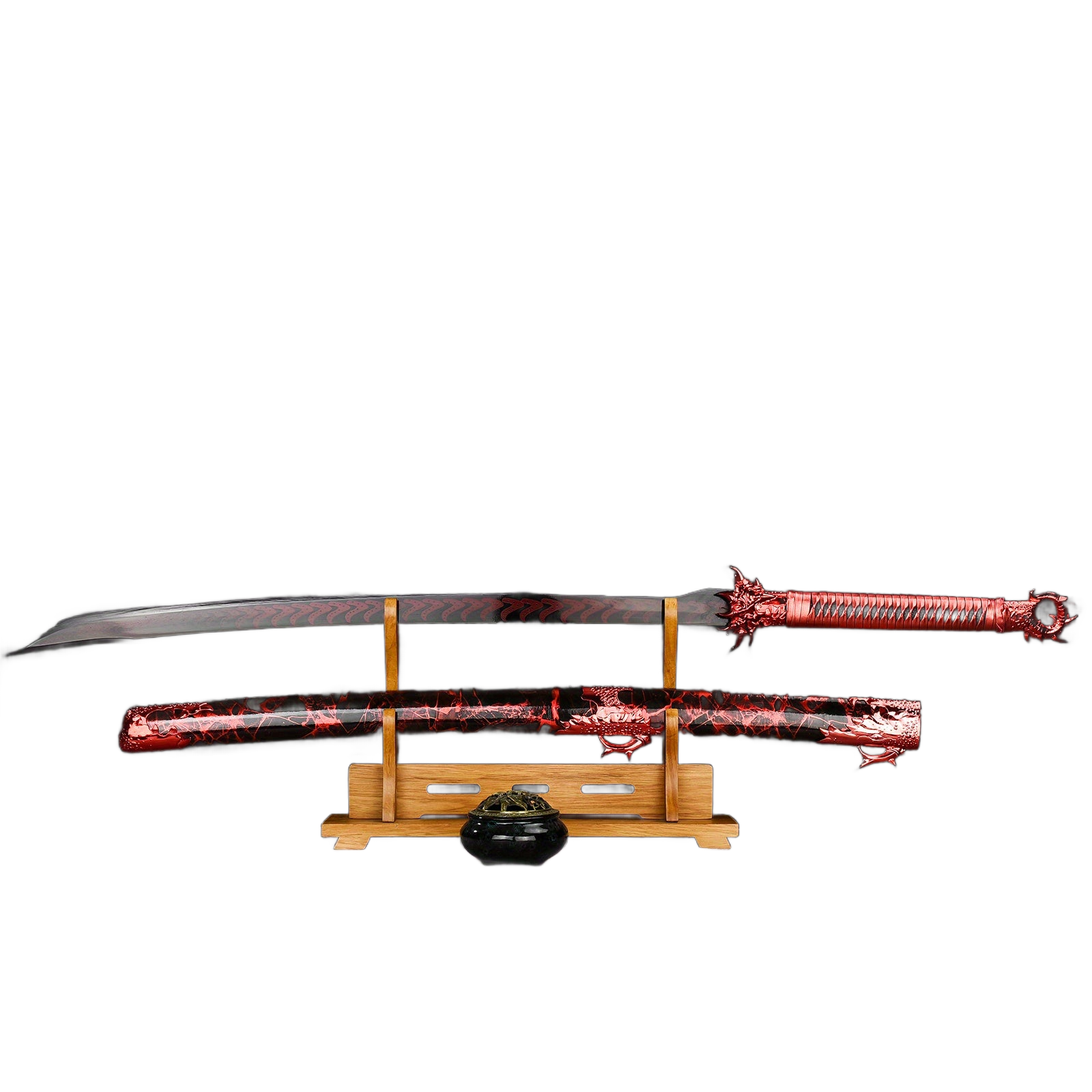 Image from Martial Arts Sword, Dragon Pattern Detail, Collection Favorite, Performance Prop, Costume Accessory, Decorative Item, Suitable as a Gift for Fathers or Boyfriends, Men'S Gift Recommended - Copy