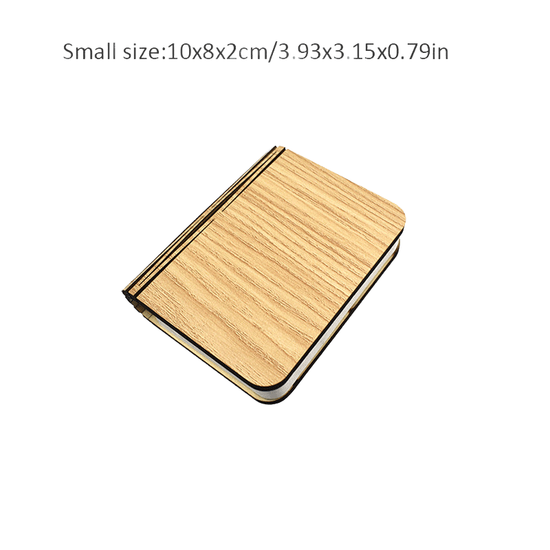 Foldable Wooden LED Desk Lamp, USB Rechargeable with Nickel Battery - TKINGS