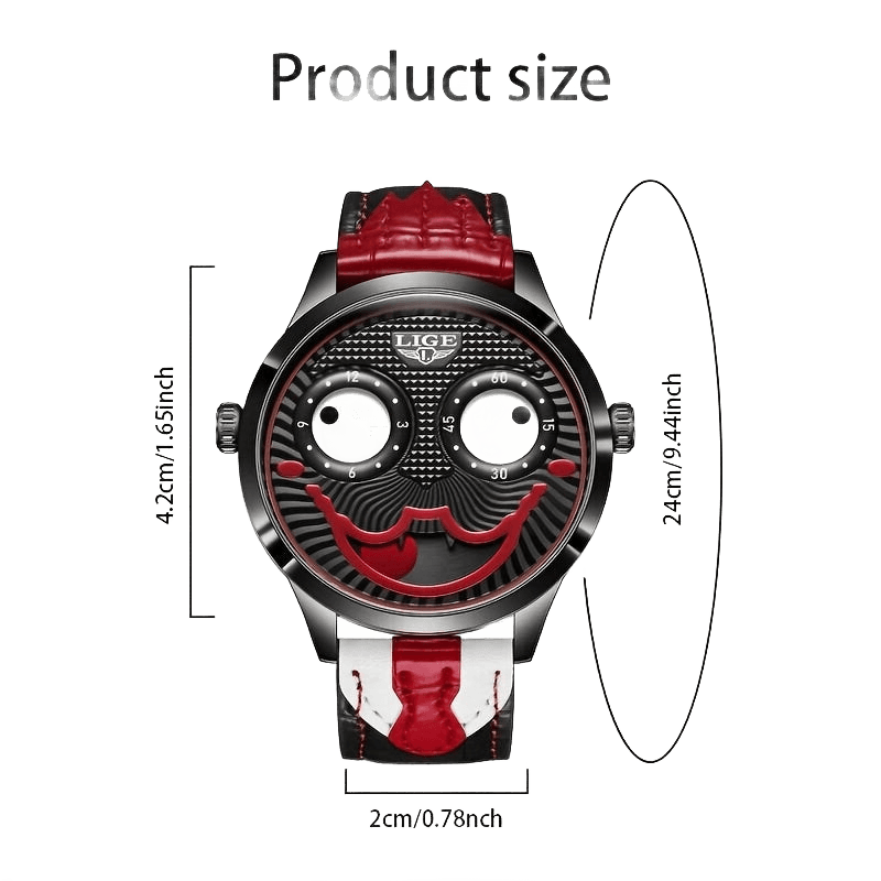 Fun Boys Watch Classic Clown Student Quartz Watch Men - TKINGS