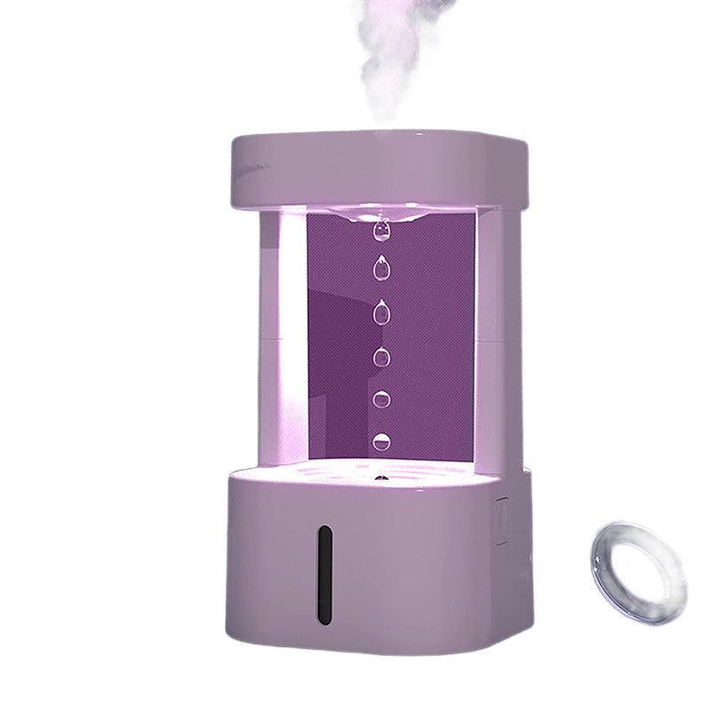 Image from Creative Anti-gravity Water Drop Humidifier Air Conditioning Mist Spray Household Quiet Bedroom Office With 580ML Water Tank - Copy