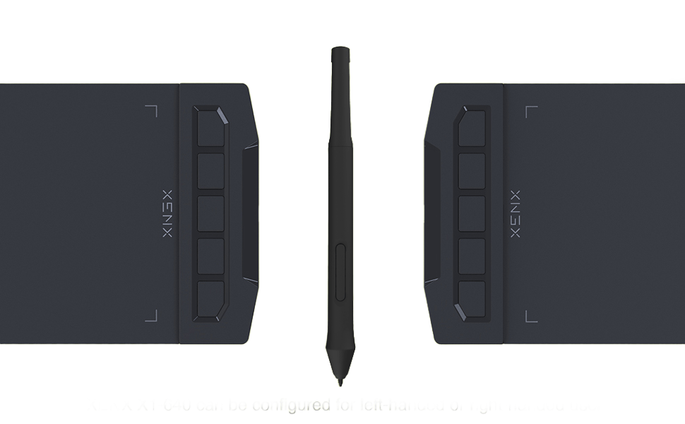 Image from 1pc XENX Drawing Tablet, ABS Material, 8192 Pressure Levels, 5080 LPI Pen Resolution, 266 PPS Reporting Rate, 2 Programmable Buttons, No Battery, Compatible with Mobile & Computer, Portable Design for Digital Art, Animation, - Copy