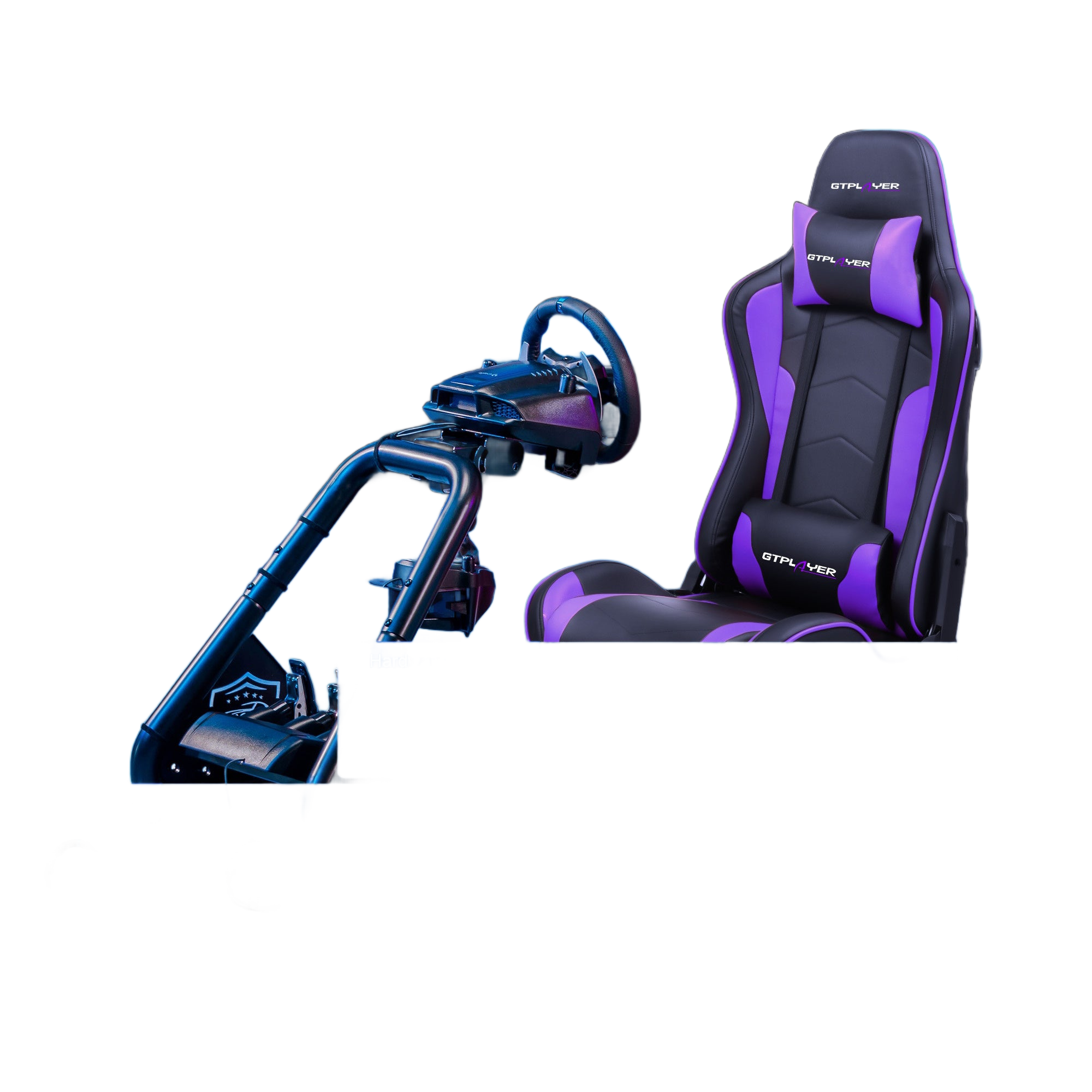 Image from Driving Simulator Cockpit, Racing Steering Wheel and Pedal Structure, Automotive Simulation Platform - Copy