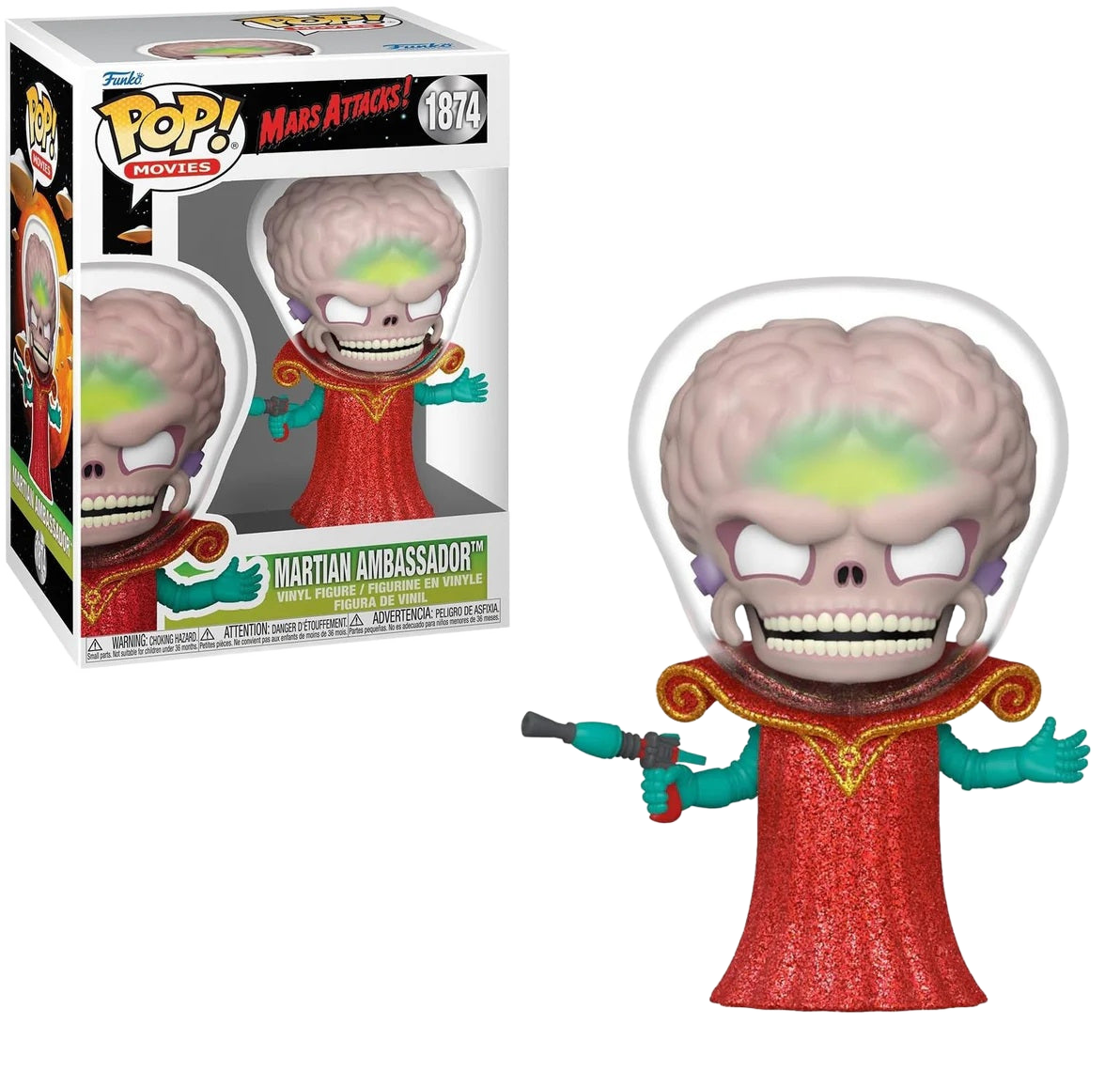 Image from Funko Pop Martian Ambassador Mars Attacks 1874 - Copy