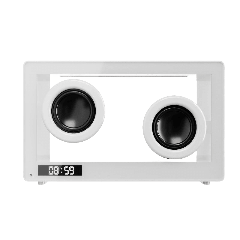 Controlled dual speakers, transparent glass 5.1 Wireless speaker - TKINGS