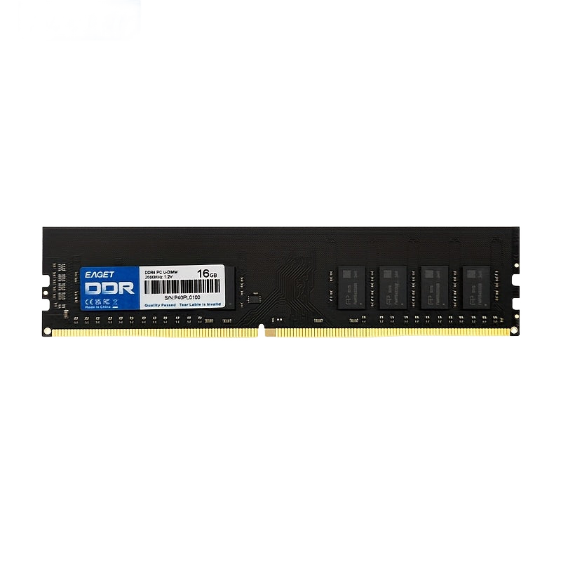 Image from EAGET 8GB/16GB High-Speed DDR4 RAM, Upgrade High-Speed DDR4 8GB/16GB for Desktop PCs, 2666MHz/3200MHz Memory Upgrade - Copy