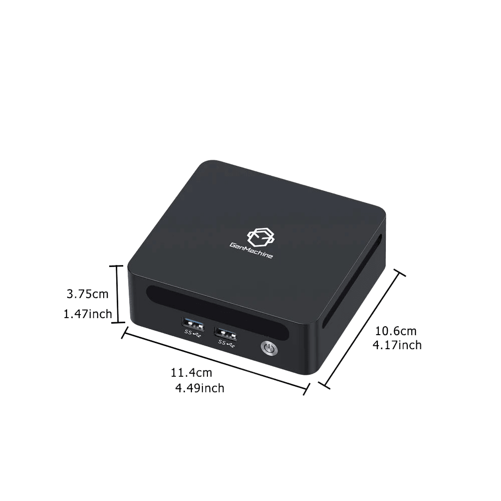 GenMachine New Mini PC AMD Ryzen3 5300U CPU R3 Ren5000 - TKINGS