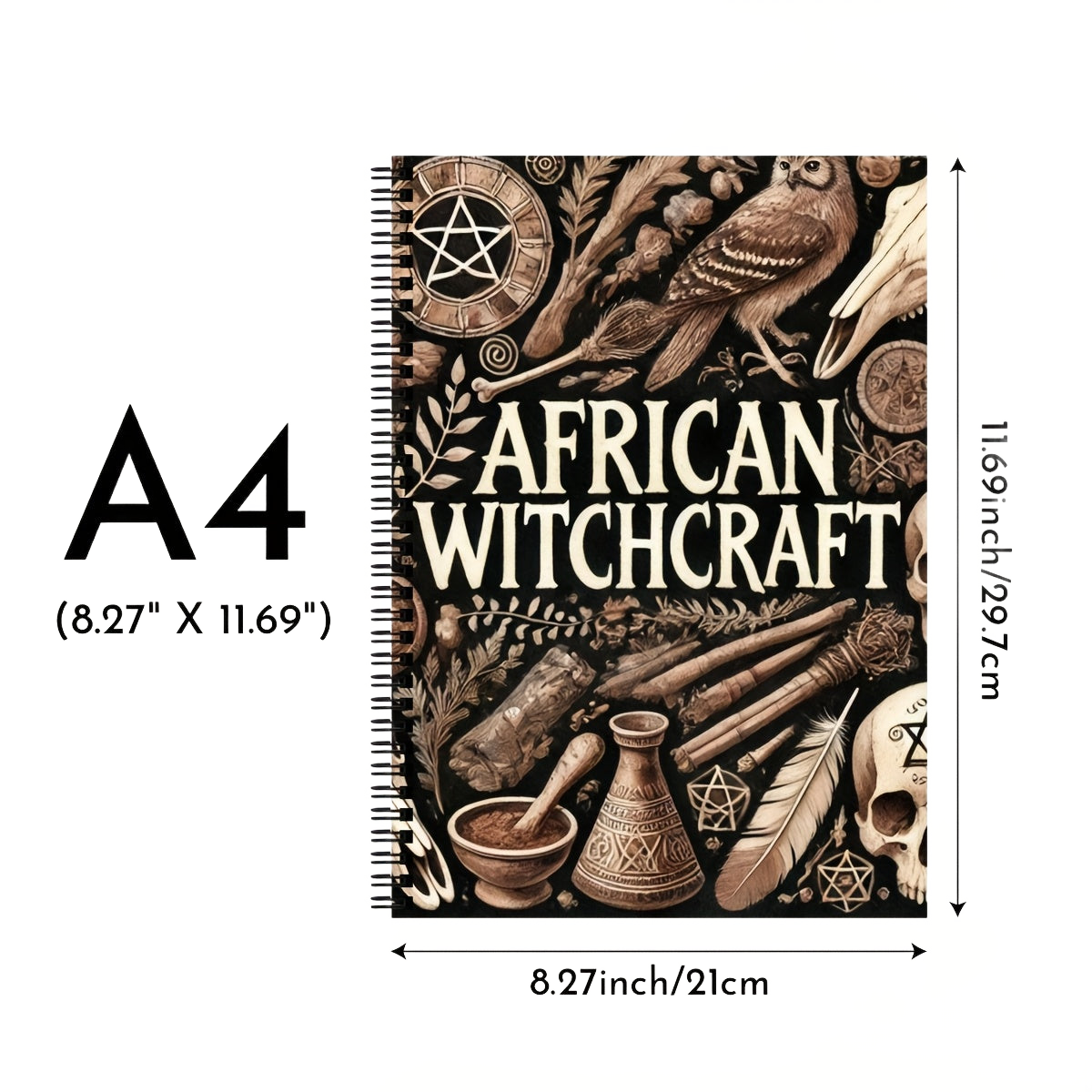 Image from African Witchcraft Magic Book: Mystical Rituals & Ancient Symbols with Traditional Herbalism, Candle Magic, and Rune Crafting Guide for Spiritual Practices, Witchy Crafts, and Magic Collection, African Witchcraft, Vintage Sty - Copy