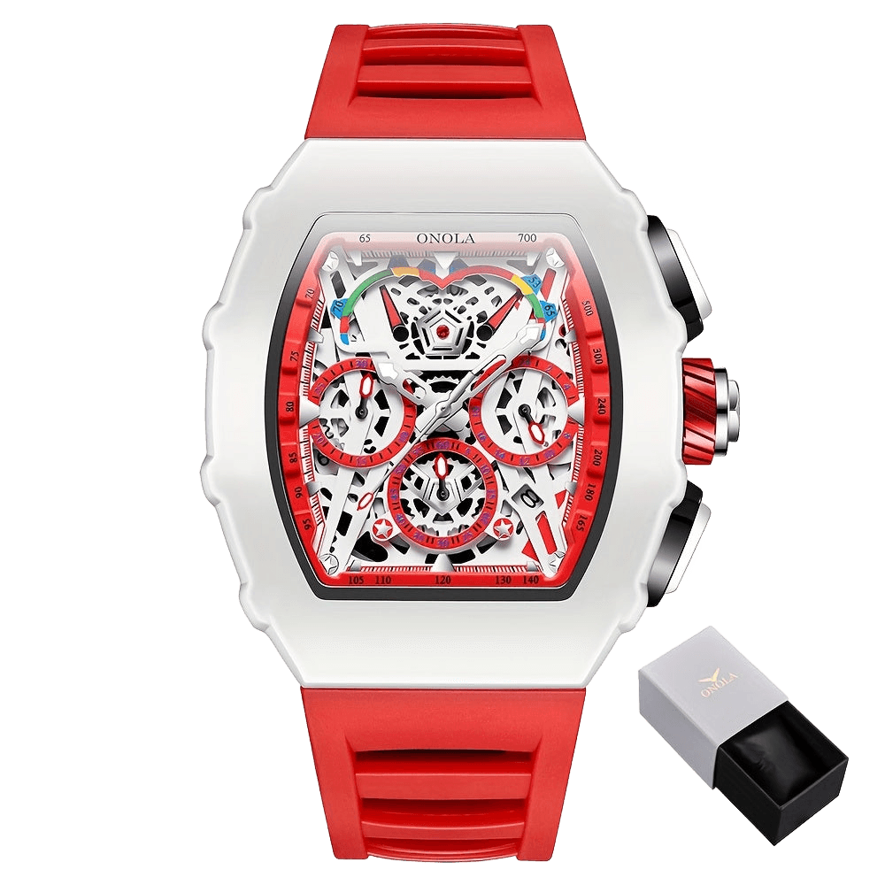 Wine Quartz Watch - Sporty 3ATM Waterproof Multifunctional - TKINGS