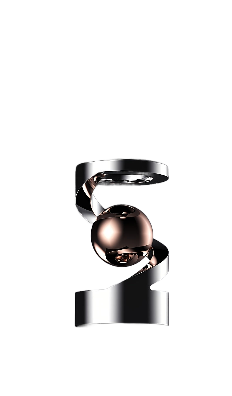 Image from Elegant Gyroscope Desk Toy - Aluminum Alloy, Non- Levitating, Finger Rotation Desktop Ornament for Office Decor - Copy