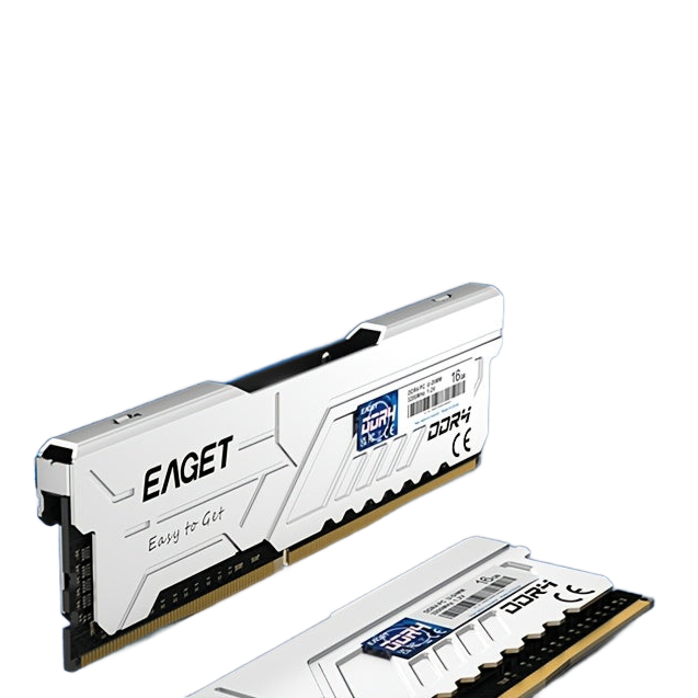 Image from EAGET 1pc/2pcs DDR4 Desktop RAM, 8GB/16GB High speed Desktop Memory with Heatsink for PC Gaming, 3200MHz DDR4 Desktop RAM, Desktop Gaming RAM Memory - Copy