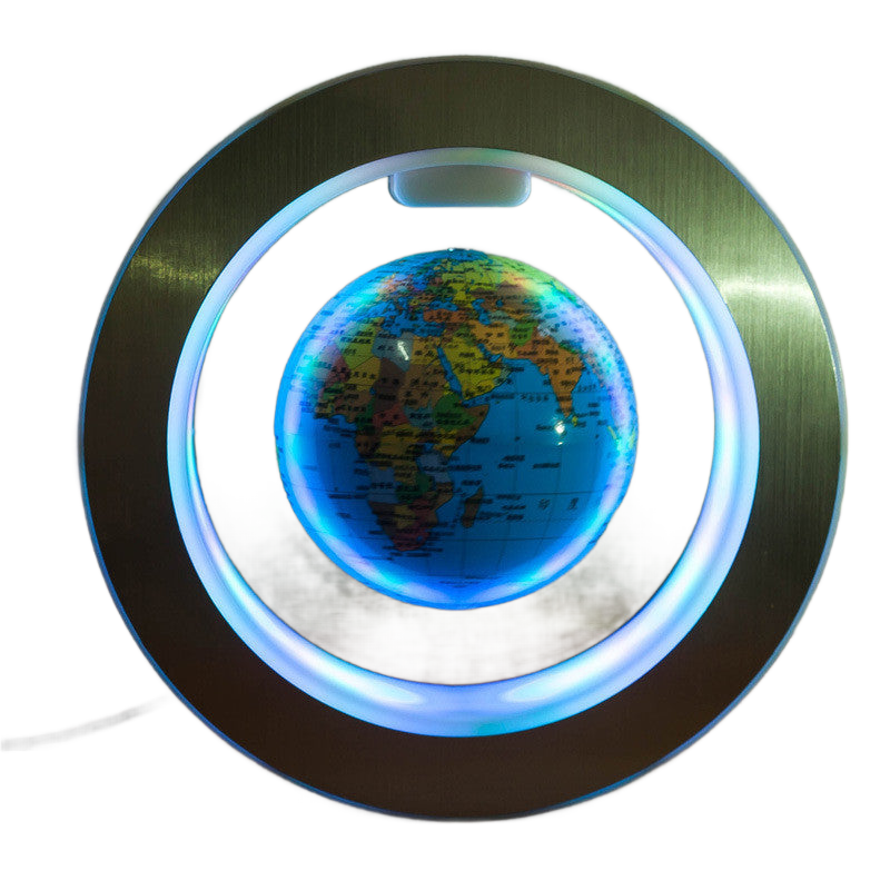 Image from Round LED World Map Floating Globe Magnetic Levitation Light Anti Gravity Magic - Copy