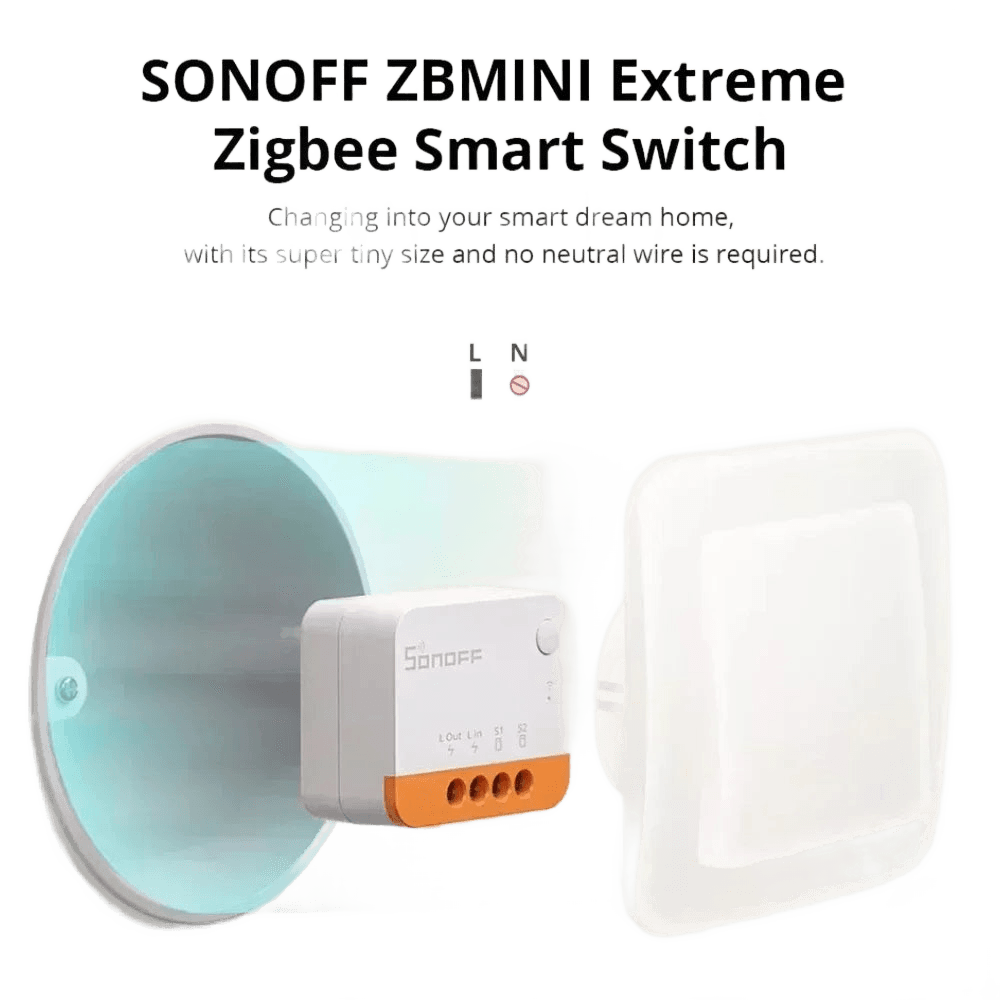 SONOFF ZBMINI L2 Zigbee Smart Switch Mini L2 No Neutral - TKINGS