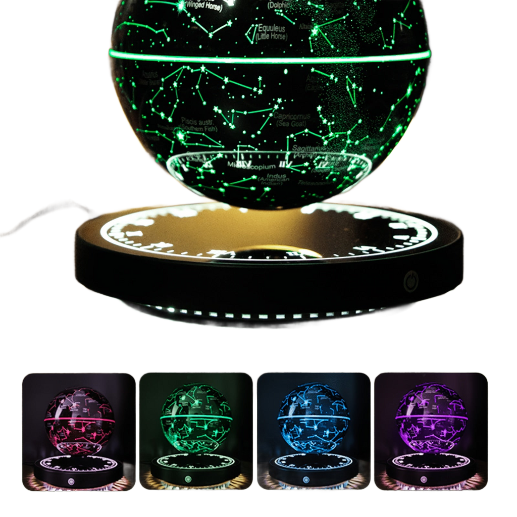 Image from 1 Pc Floating Light Globe Anti-Gravity Black Technology Magnetic Levitation Night Light Constellation Ball Unique Office Star Globe Table Lamp Creative LED Starlight Ball Gifts For Christmas - Copy
