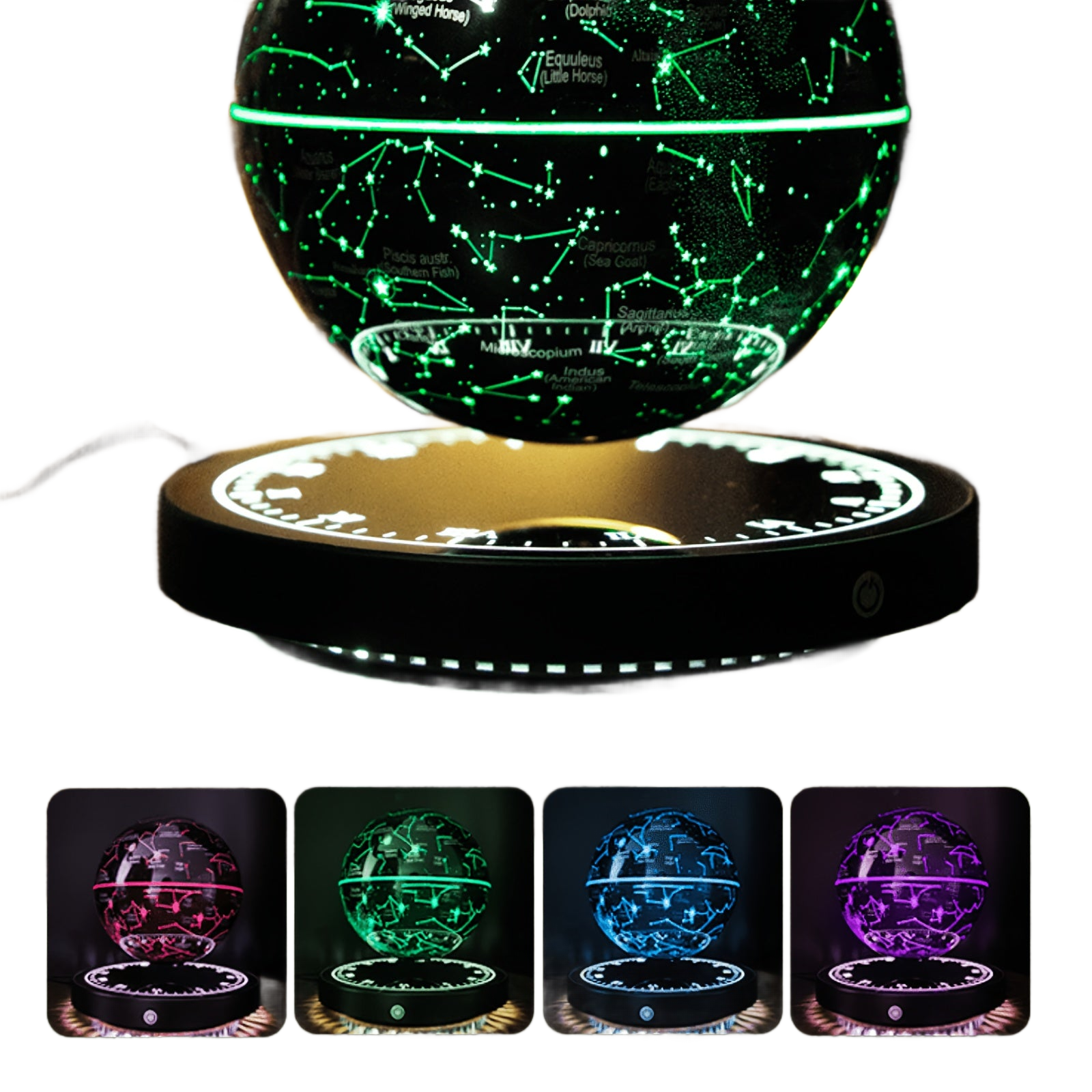 Image from 1 Pc Floating Light Globe Anti-Gravity Black Technology Magnetic Levitation Night Light Constellation Ball Unique Office Star Globe Table Lamp Creative LED Starlight Ball Gifts For Christmas - Copy
