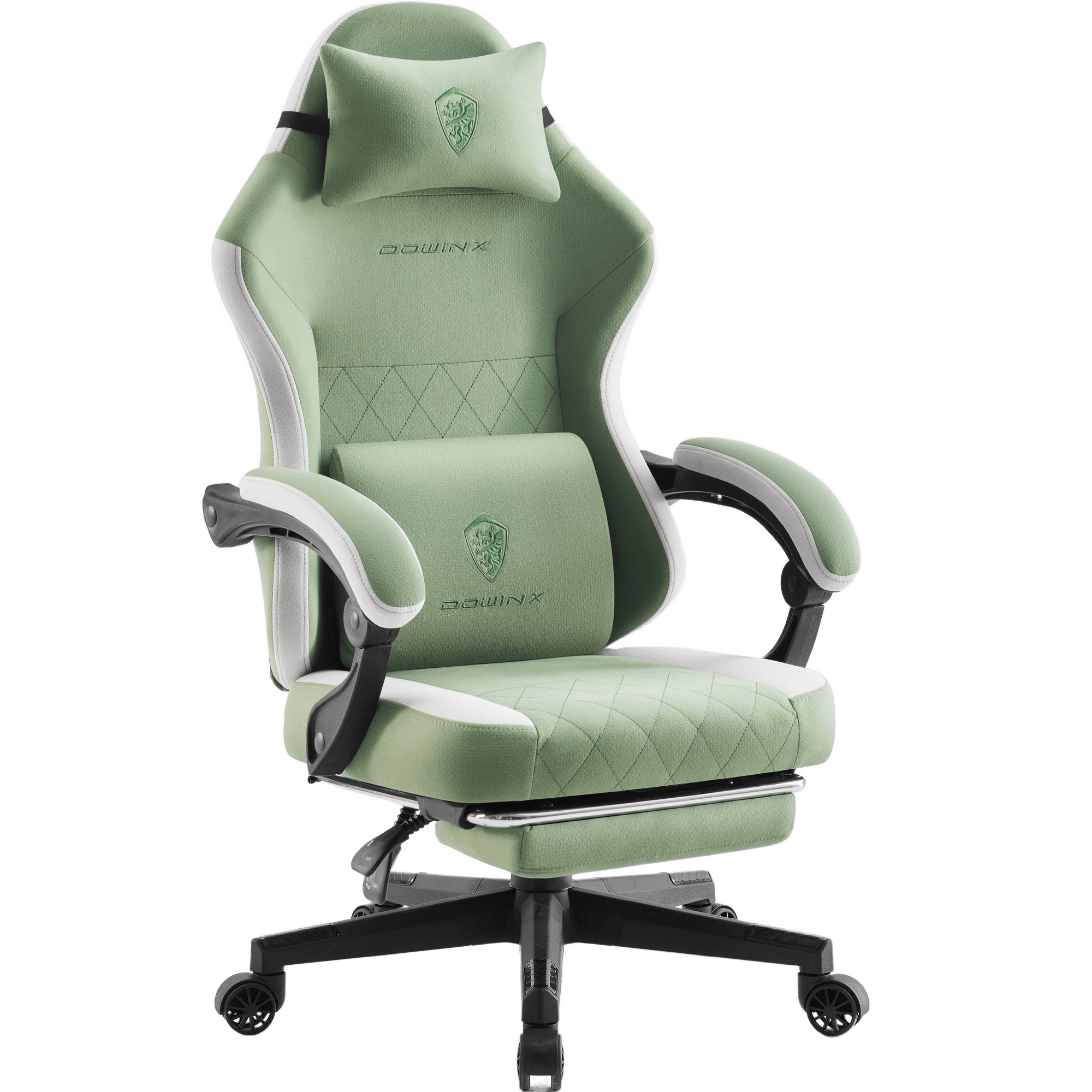 Dowinx gaming chair with spring cushion, adult lumbar support office chair - TKINGS