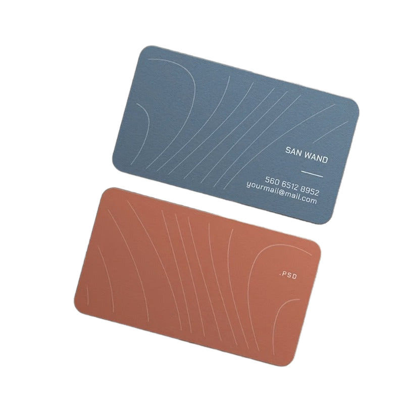 Image from 200/500/1000pcs Custom PVC Business Cards - Waterproof Scratch-Resistant Matte Finish, Rounded Corners, Professional Design for Branding, Networking & Studio Promotion, Business Cards for Companies, Branding Materials, Modern - Copy