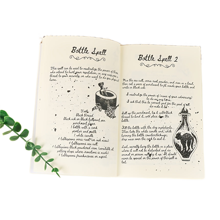 Image from Old Witch's Spellbook - Ancient Witch's Spellbook with 66 Pages of Ancient Incantations - The Shadow Book of Wicca - Copy