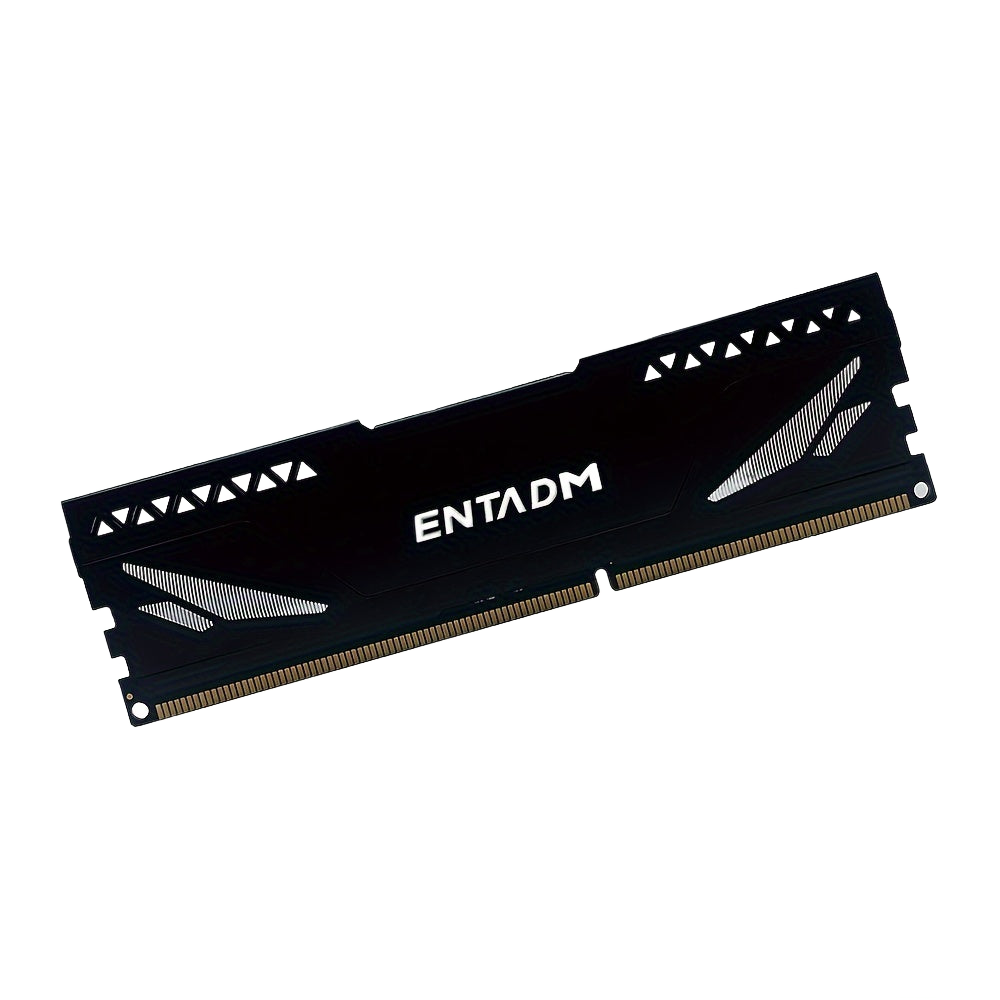Image from ENTADM 8GB DDR3 1600MHz Desktop Memory - High-Performance PC3 1.5V DIMM with Heat Dissipation, Black & White Design for Gamers & Enthusiasts, Gaming Memory, Sleek Memory Stick, Durable Memory Module - Copy