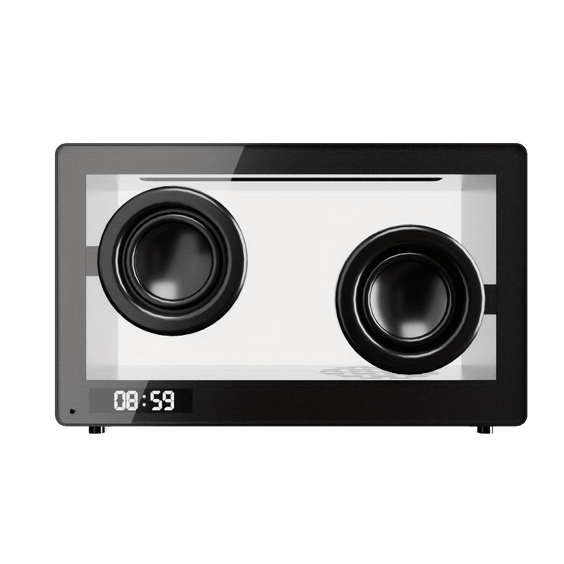 Controlled dual speakers, transparent glass 5.1 Wireless speaker - TKINGS