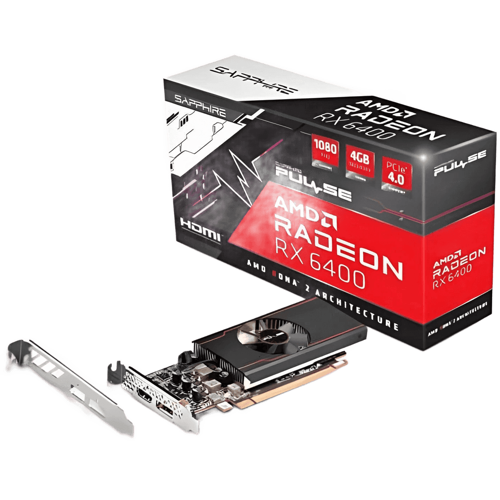 SAPPHIRE GRAPHIC Card Pulse RX 6400 Gaming 4GB GDDR6 - TKINGS