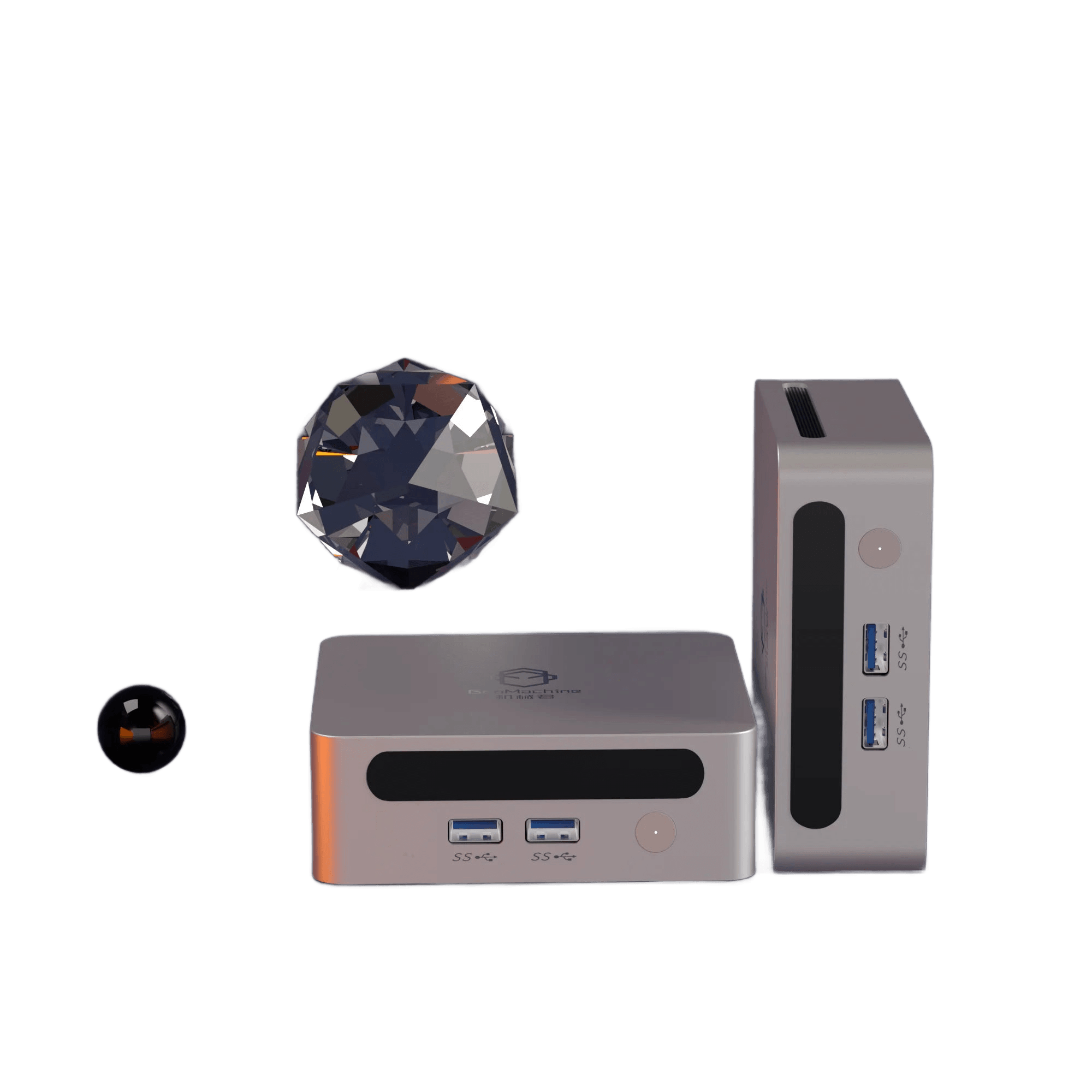 GenMachine New Mini PC AMD Ryzen3 5300U CPU R3 Ren5000 - TKINGS